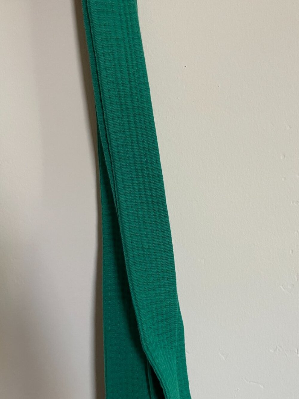 Green Taekwondo belt size 1 Martial Arts Karate Replacement Belt vintage 90s